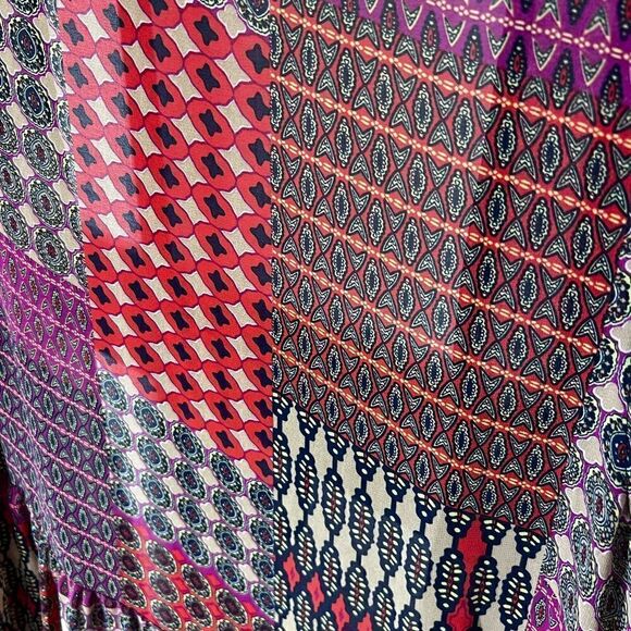 Anthropology sans souci bohemian cardigan duster sheer size large - Picture 7 of 10